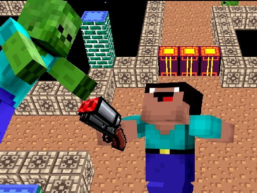 Resim Uzay Yolculuğu: Noobiks Battle vs Zombies